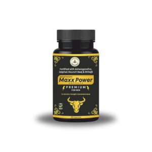 MAXX POWER CAPSULES BY HERBAL VEDANTA: For Boosting Stamina & Power In Men